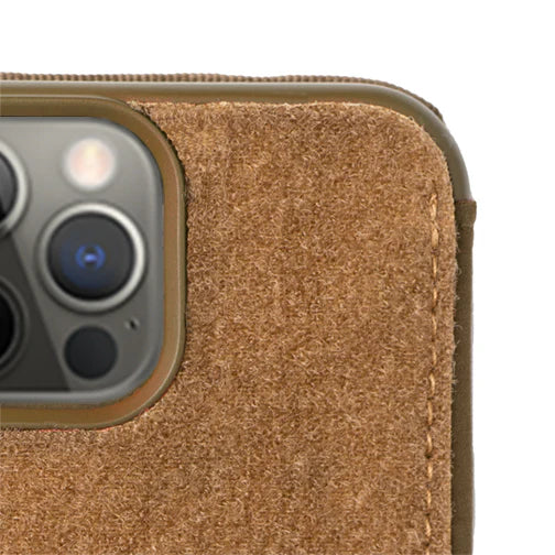 画像:面ファスナー(ケース背面)